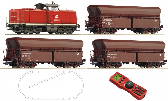 Digital Starter Set with Diesel Locomotive Rh 2048 and Freight cars<br /><a href='images/pictures/Roco/227058.jpg' target='_blank'>Full size image</a>